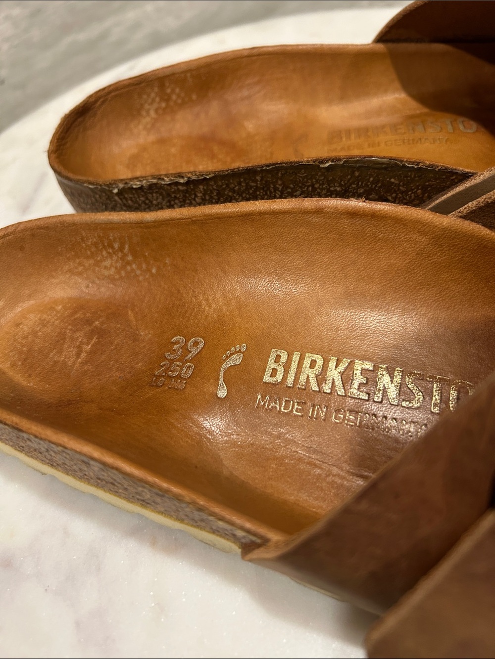 Birkenstock Madrid Big Buckle Leather sandals Size 39 W-8 8. - Picture 2 of 10
